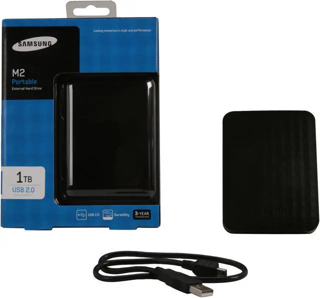 Alt view image 5 of 5 - SAMSUNG M2 Portable 1TB USB 2.0 2.5" External Hard Drive HX-M101UAB/G