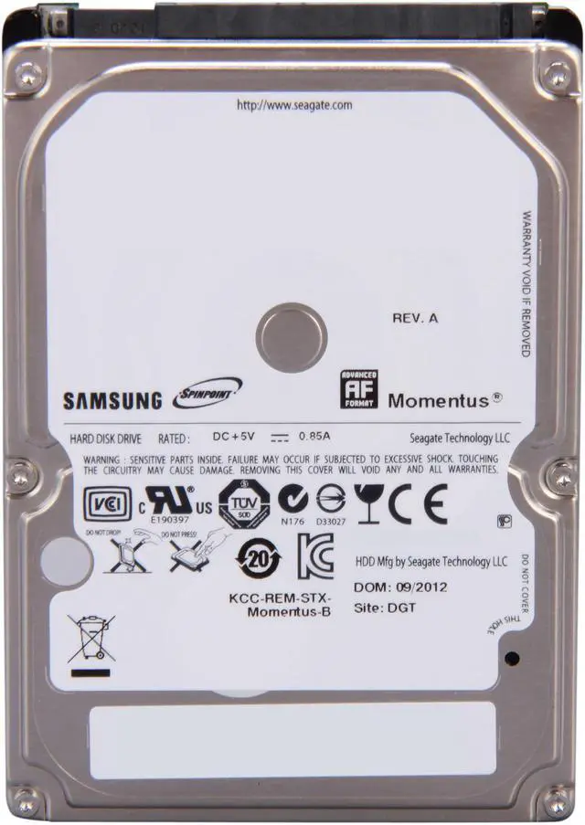 Alt view image 2 of 4 - SAMSUNG Spinpoint M8 ST640LM001/HN-M640MBB 640GB 5400 RPM 8MB Cache SATA 3.0Gb/s 2.5" Internal Hard Drive Bare Drive