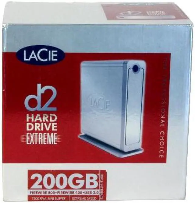 Lacie D2 Blu Ray ドライブ FireWire LaCie d2 200GB USB 2.0 / Firewire400 External Hard Drive - Newegg.com