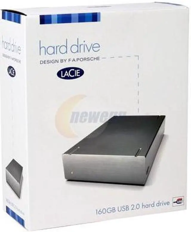 Alt view image 3 of 3 - LaCie Design by F.A. Porsche 160GB USB 2.0 3.5" External Hard Drive 300700U
