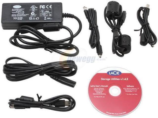 Alt view image 3 of 4 - LaCie Bigger Disk Extreme 1TB USB 2.0 / Firewire400 / Firewire800 3.5" External Hard Drive 300798U