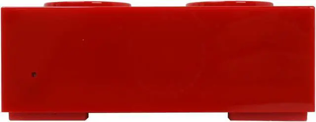 Alt view image 2 of 7 - LaCie Brick Desktop 500GB USB 2.0 3.5" External Hard Drive 301065U Red