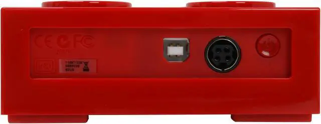Alt view image 4 of 7 - LaCie Brick Desktop 500GB USB 2.0 3.5" External Hard Drive 301065U Red