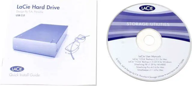 Alt view image 5 of 6 - LaCie Design by F.A. Porsche 500GB USB 2.0 3.5" External Hard Drive 301103U