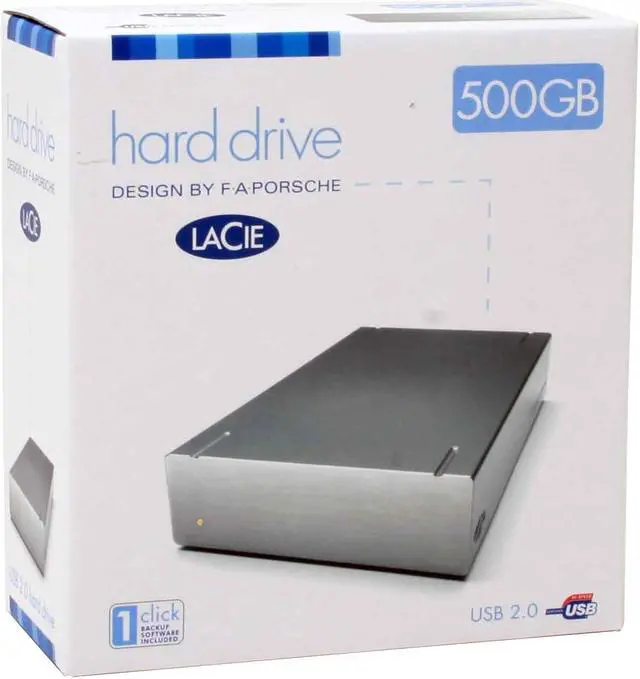 Alt view image 6 of 6 - LaCie Design by F.A. Porsche 500GB USB 2.0 3.5" External Hard Drive 301103U