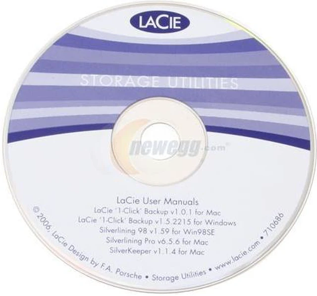 Alt view image 5 of 5 - LaCie Design by F.A. Porsche 320GB USB 2.0 3.5" External Hard Drive 300968U