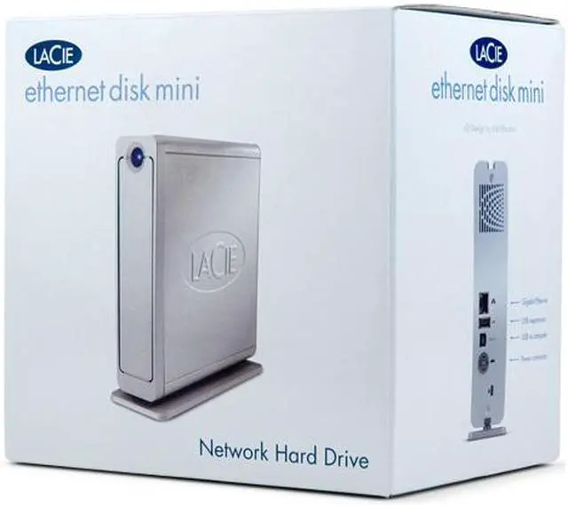 Alt view image 4 of 5 - LACIE 301138U 500GB Ethernet Disk mini