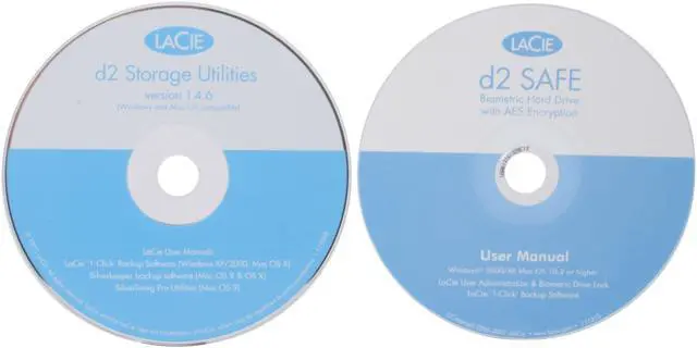Alt view image 11 of 12 - LACIE d2 SAFE 500GB 7200 RPM 3.5" USB 2.0 / Firewire400 / Firewire800 External Hard Drive Model 301114U