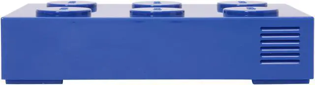 Alt view image 2 of 7 - LaCie Brick Desktop 500GB USB 2.0 3.5" External Hard Drive 301819U Blue