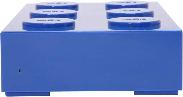Alt view image 4 of 7 - LaCie Brick Desktop 500GB USB 2.0 3.5" External Hard Drive 301819U Blue
