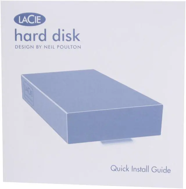 Alt view image 8 of 9 - LaCie Design by Neil Poulton 500GB USB 2.0 3.5" External Hard Drive 301302U