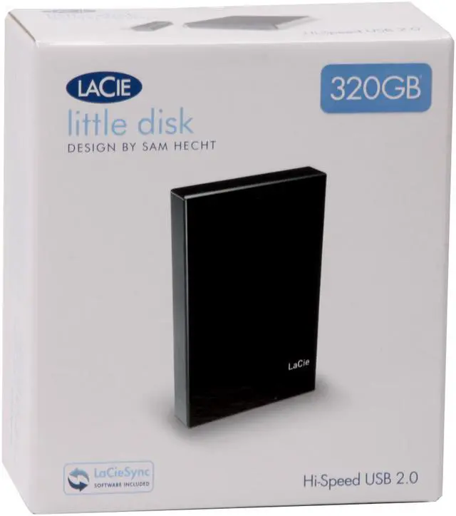 Alt view image 9 of 9 - LaCie Design by Sam Hecht 320GB USB 2.0 2.5" External Hard Drive 301829