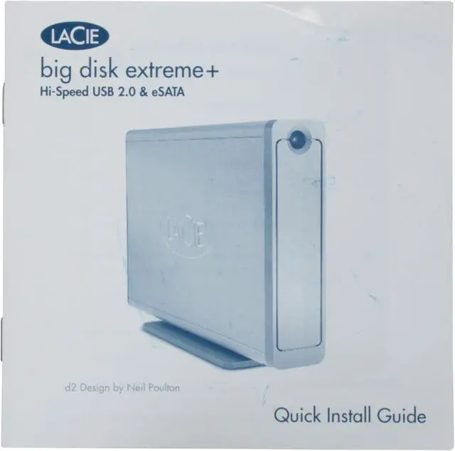 Alt view image 6 of 7 - LaCie Big Disk Extreme+ Dual 2TB USB 2.0 / eSATA 3.5" External Hard Drive 301296U
