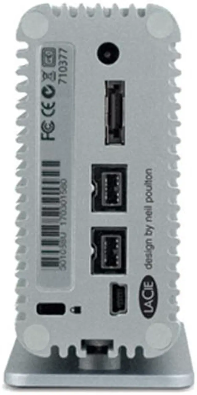 Alt view image 5 of 5 - LaCie 500GB USB 2.0 / Firewire400 / Firewire800 / eSATA 2.5" External Hard Drive 301317U