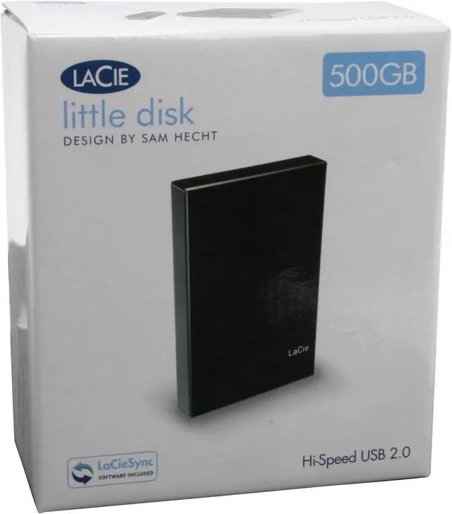 Alt view image 9 of 9 - LaCie 500GB USB 2.0 2.5" Portable External Hard Drive 301841