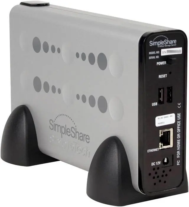 Alt view image 3 of 6 - SimpleTech STI-NAS/160 160GB SimpleShare Network Attached Storage