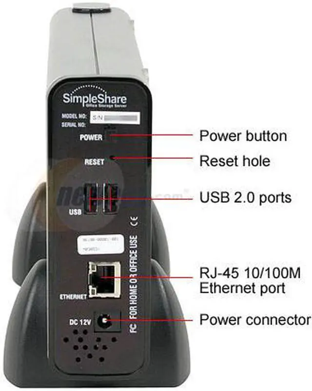 Alt view image 4 of 6 - SimpleTech STI-NAS/160 160GB SimpleShare Network Attached Storage