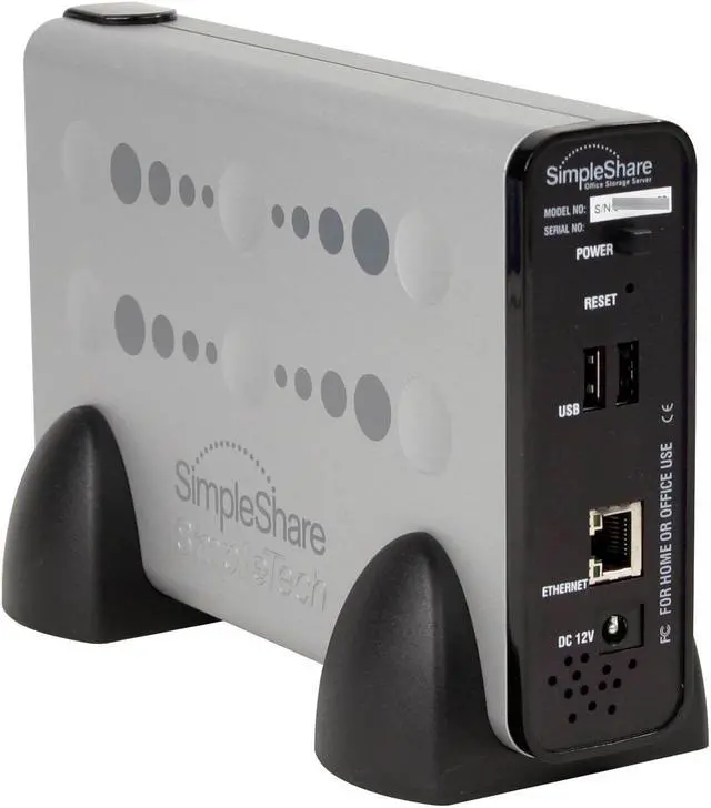 Alt view image 3 of 6 - SimpleTech STI-NAS/250 250GB SimpleShare Network Attached Storage