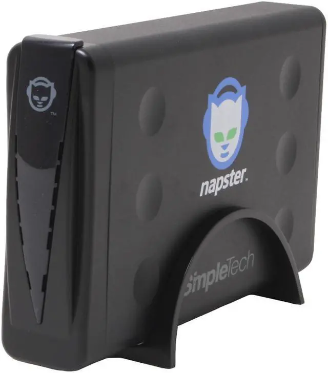 Main image of SimpleTech Napster STI-USBPROMO/250 250GB 7200 RPM USB 2.0 External Hard Drive plus FREE Napster 256MB USB Flash Drive. Includes Two FREE months of Napster Service and 5 FREE Songs