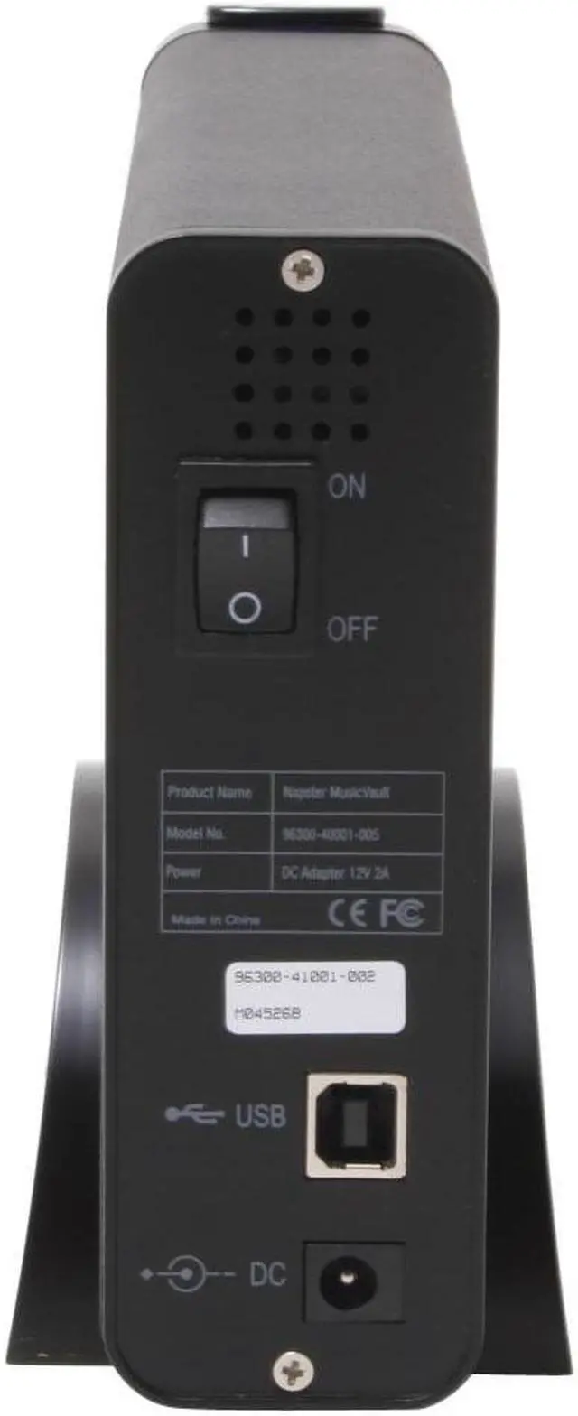 Alt view image 3 of 5 - SimpleTech Napster STI-USBPROMO/250 250GB 7200 RPM USB 2.0 External Hard Drive plus FREE Napster 256MB USB Flash Drive. Includes Two FREE months of Napster Service and 5 FREE Songs