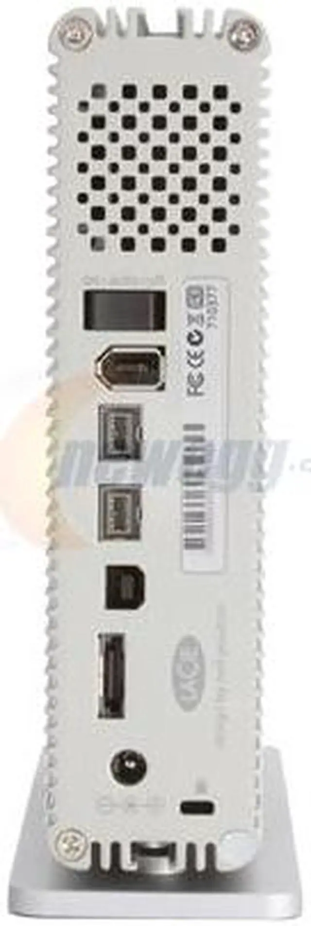 Alt view image 4 of 6 - LACIE d2 Quadra 1TB 7200 RPM 3.5" USB 2.0 / Firewire400 / Firewire800 / eSATA Mac Storage Model 301442U