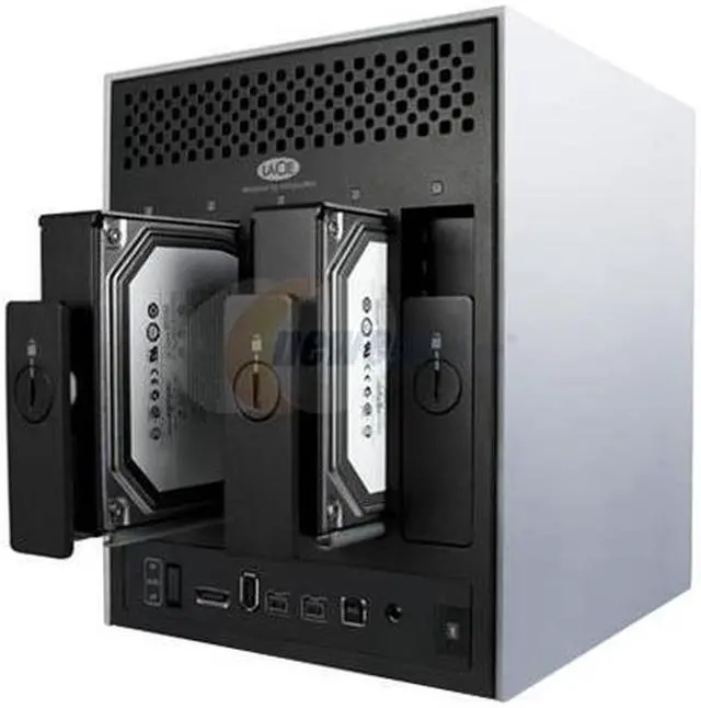 Alt view image 5 of 5 - LaCie 4big Quadra 6TB USB 2.0 / Firewire400 / Firewire800 / eSATA 3.5" External Hard Drive 301434U