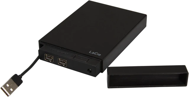 Alt view image 3 of 4 - LACIE Little Disk 500GB 2.5" USB 2.0 / Firewire400 / Firewire800 Portable External Hard Drive Model 301870