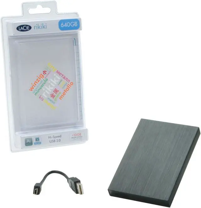 Alt view image 5 of 5 - LaCie Rikiki 640GB USB 2.0 2.5" Portable Hard Drive 301911