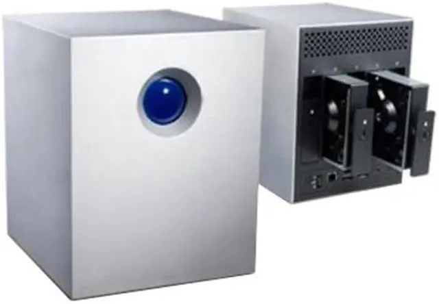 Alt view image 6 of 6 - LaCie 4big Quadra 8TB USB 2.0 / Firewire400 / Firewire800 / eSATA 3.5" External Hard Drive 301435U