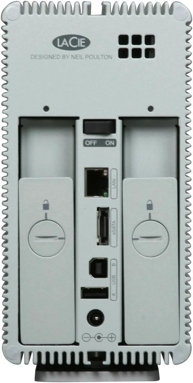 Alt view image 4 of 6 - LACIE 301507U 2TB 2big Network 2 Professional 2-Bay RAID Server