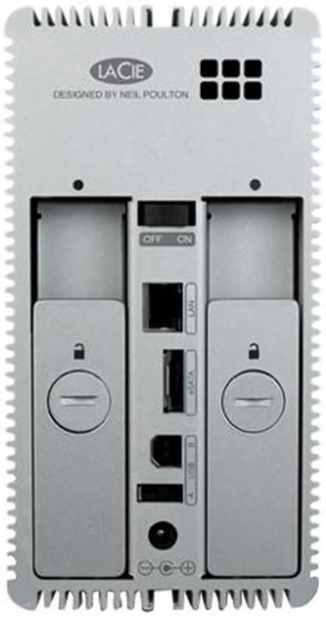 Alt view image 3 of 4 - LACIE 301508U 3TB 2big Network 2 Professional 2-Bay RAID Server