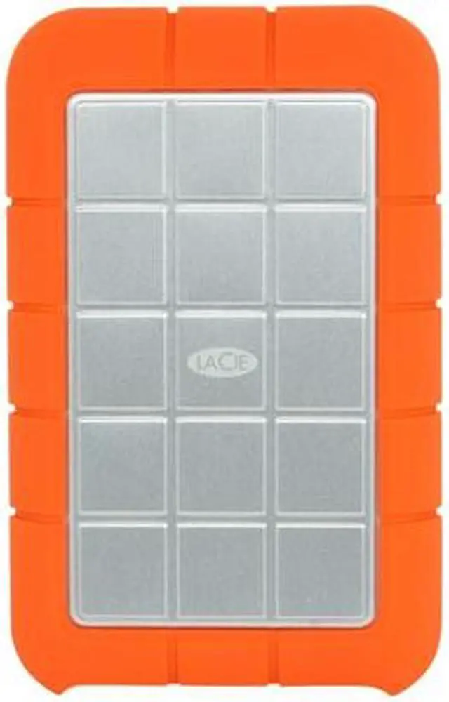 Alt view image 2 of 5 - LaCie Rugged 1TB USB 2.0 / Firewire400 / Firewire800 2.5" Portable External Hard Drive 301924