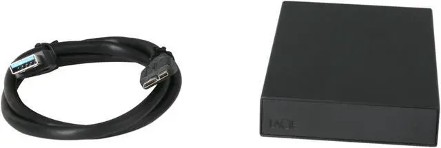 Alt view image 5 of 6 - LaCie Rikiki 1TB USB 3.0 External Hard Drive 301952 Black
