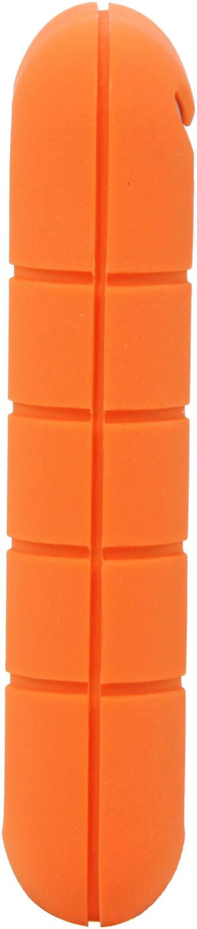 Alt view image 3 of 6 - LaCie Rugged Triple USB 3.0 500GB 2.5" Orange External Hard Drive