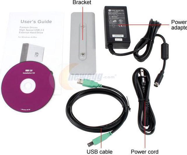 Alt view image 4 of 6 - Fantom Drives Titanium 200GB USB 2.0 3.5" External Hard Drive TFDU20072