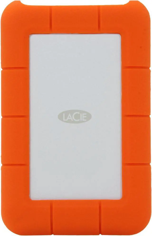 Alt view image 2 of 9 - LaCie External Hard Drive Orange Model 9000294
