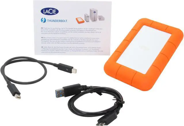 Alt view image 8 of 9 - LaCie External Hard Drive Orange Model 9000294