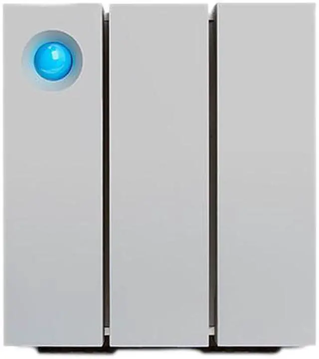 Alt view image 2 of 6 - LaCie 2big Thunderbolt 2 8TB USB 3.0 / 2 x Thunderbolt 2 Professional Dual-Disk Hardware RAID External Hard Drive LAC9000438U