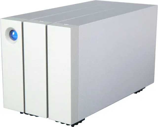 Main image of LaCie 2big Thunderbolt 2 12TB USB 3.0 / 2 x Thunderbolt 2 Professional Dual-Disk Hardware RAID External Hard Drive LAC9000473U