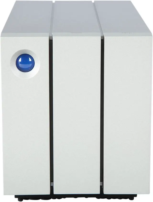 Alt view image 2 of 6 - LaCie 2big Thunderbolt 2 12TB USB 3.0 / 2 x Thunderbolt 2 Professional Dual-Disk Hardware RAID External Hard Drive LAC9000473U