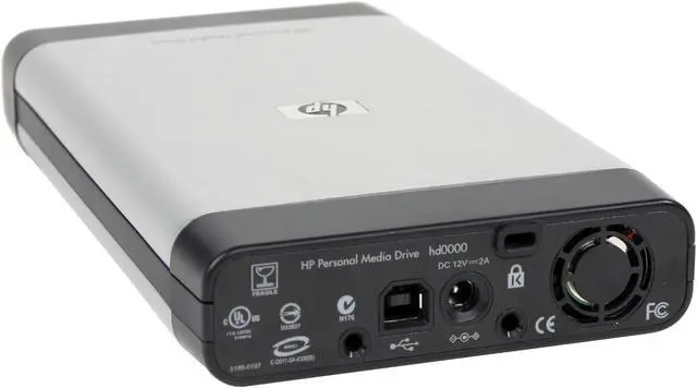 Alt view image 2 of 5 - HP Personal Media 160GB USB 2.0 3.5" External Hard Drive PC170A