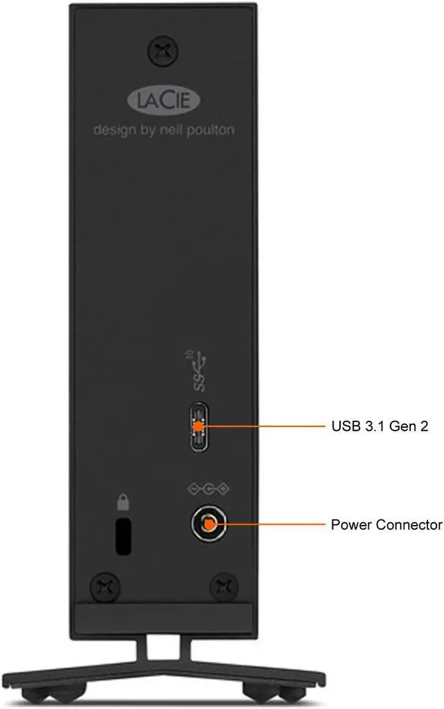 Alt view image 6 of 12 - LaCie d2 Professional 16TB USB 3.1 Gen 2 External Hard Drive STHA16000800 Black