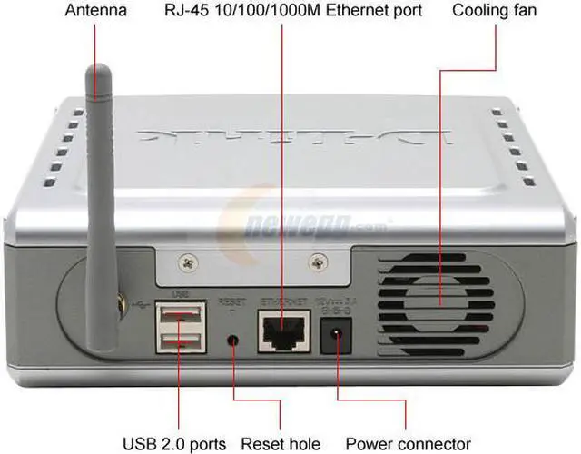 Alt view image 4 of 6 - D-Link DSM-G600 Diskless System Wireless Network Storage Enclosure
