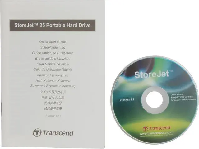 Alt view image 6 of 7 - Transcend 320GB StoreJet 25 Classic External Hard Drive USB 2.0 Model TS320GSJ25C