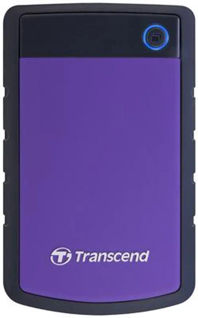 Alt view image 4 of 6 - Transcend 1TB StoreJet 25H3 Military-grade Shock Resistance Portable External Hard Drive USB 3.0 Model TS1TSJ25H3P Purple