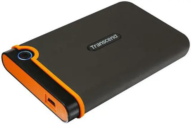 Alt view image 2 of 5 - Transcend 750GB StoreJet External Hard Drive USB 2.0 Model 25M2 Black