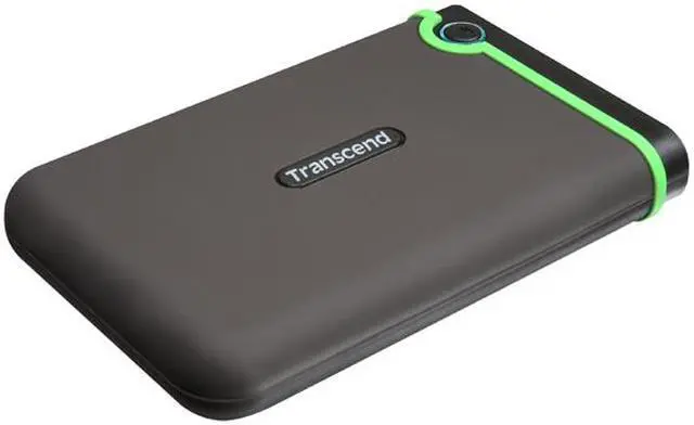 Alt view image 2 of 5 - Transcend 750GB StoreJet External Hard Drive USB 3.0 Model 25M3 Black