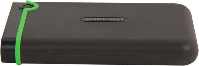 Alt view image 4 of 6 - Transcend 1TB StoreJet 25M3 Military-grade Shock Resistance Portable External Hard Drive USB 3.0 Model TS1TSJ25M3 Iron Gray