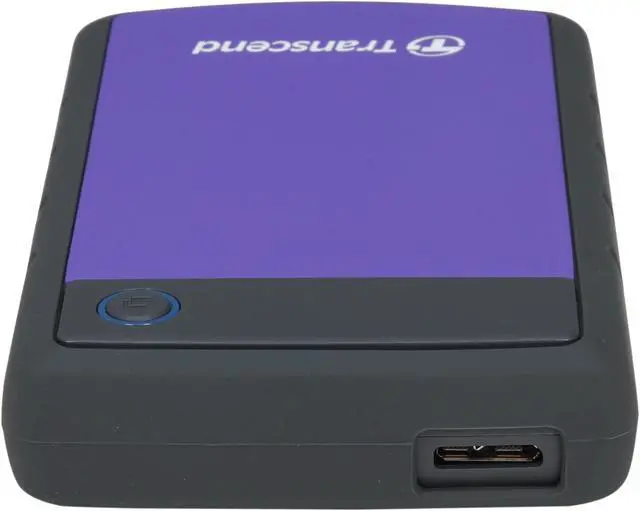 Alt view image 5 of 6 - Transcend 2TB StoreJet 25H3 Military-grade Shock Resistance Portable External Hard Drive USB 3.0 Model TS2TSJ25H3P Purple