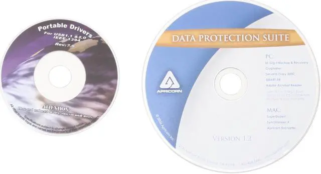 Alt view image 5 of 6 - APRICORN 500GB USB 2.0 / eSATA 3.5" External Hard Drive EZ-BUS-DTS-500E